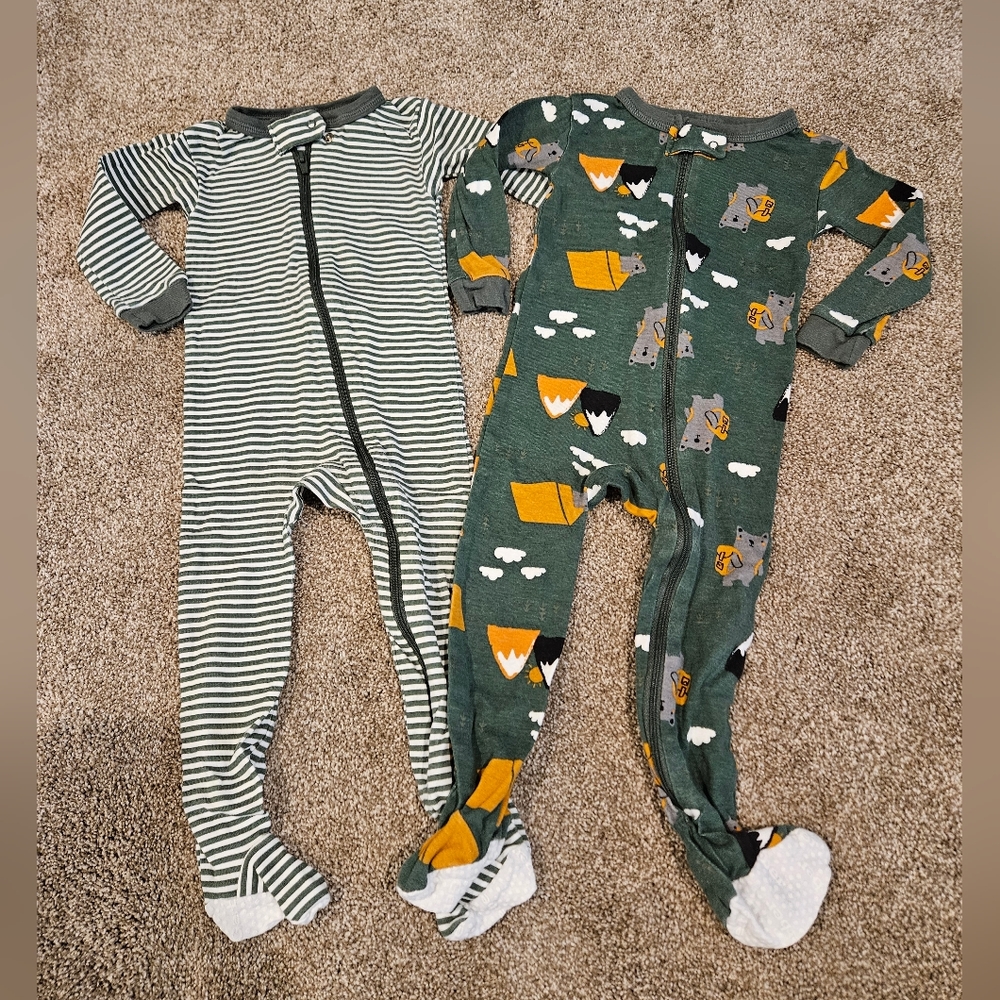 Gerber baby toddler boys clothing pajamas bundle size 12 months